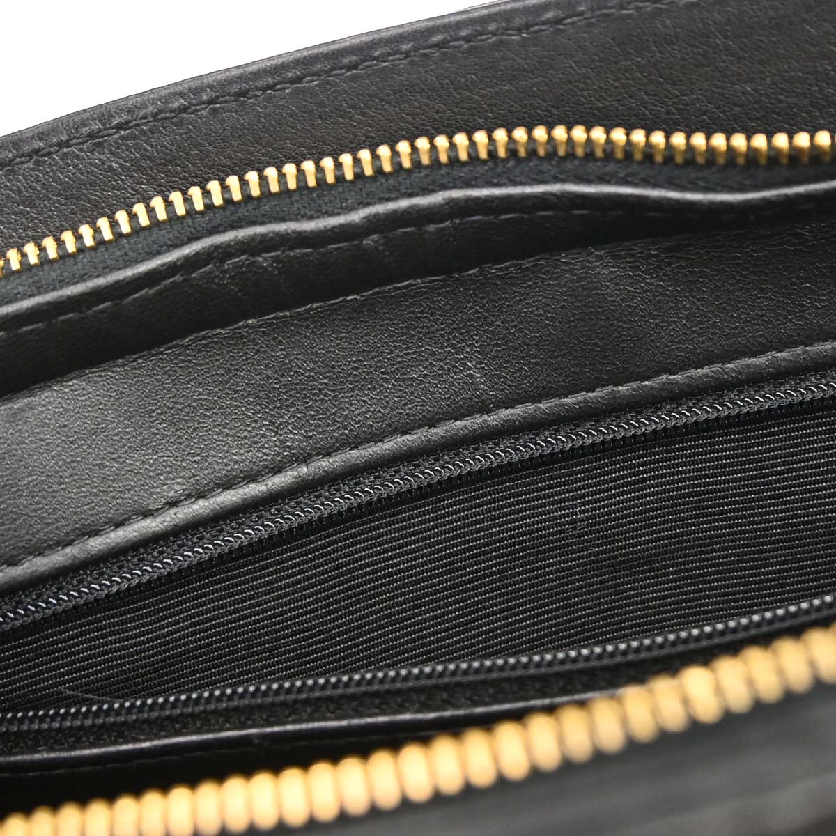 Chanel 1997-1999 Black Lambskin Tote Handbag
