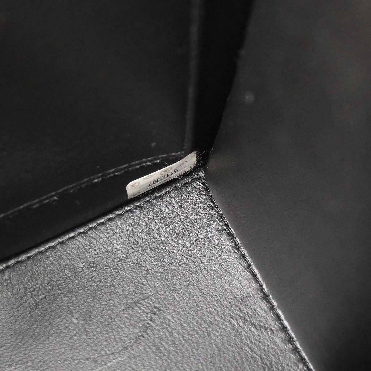 Chanel 1997-1999 Black Lambskin Tote Handbag