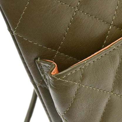 Chanel 2005-2006 * Khaki Calfskin Cambon Ligne Shoulder Bag