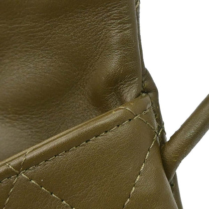 Chanel 2005-2006 * Khaki Calfskin Cambon Ligne Shoulder Bag