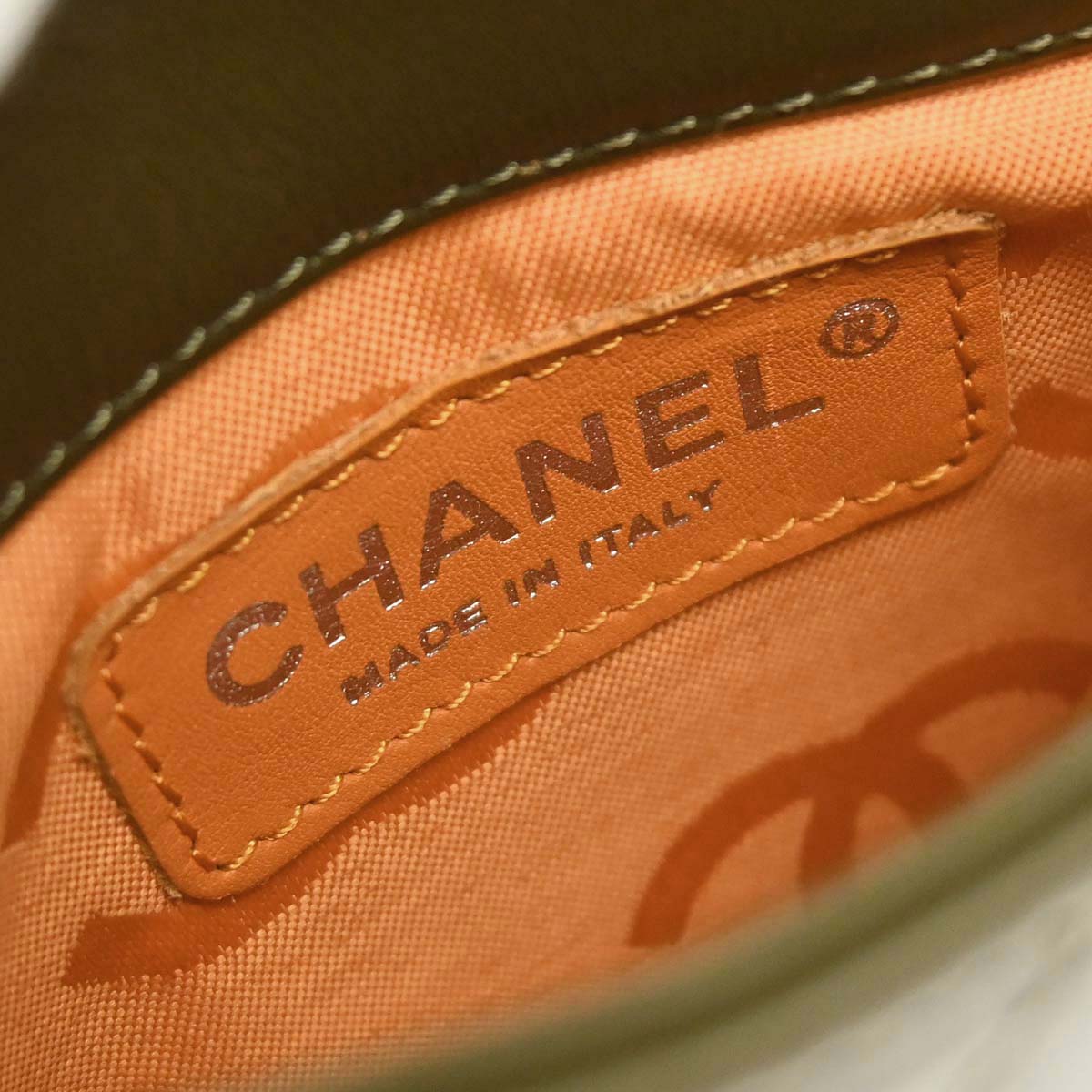 Chanel 2005-2006 * Khaki Calfskin Cambon Ligne Shoulder Bag