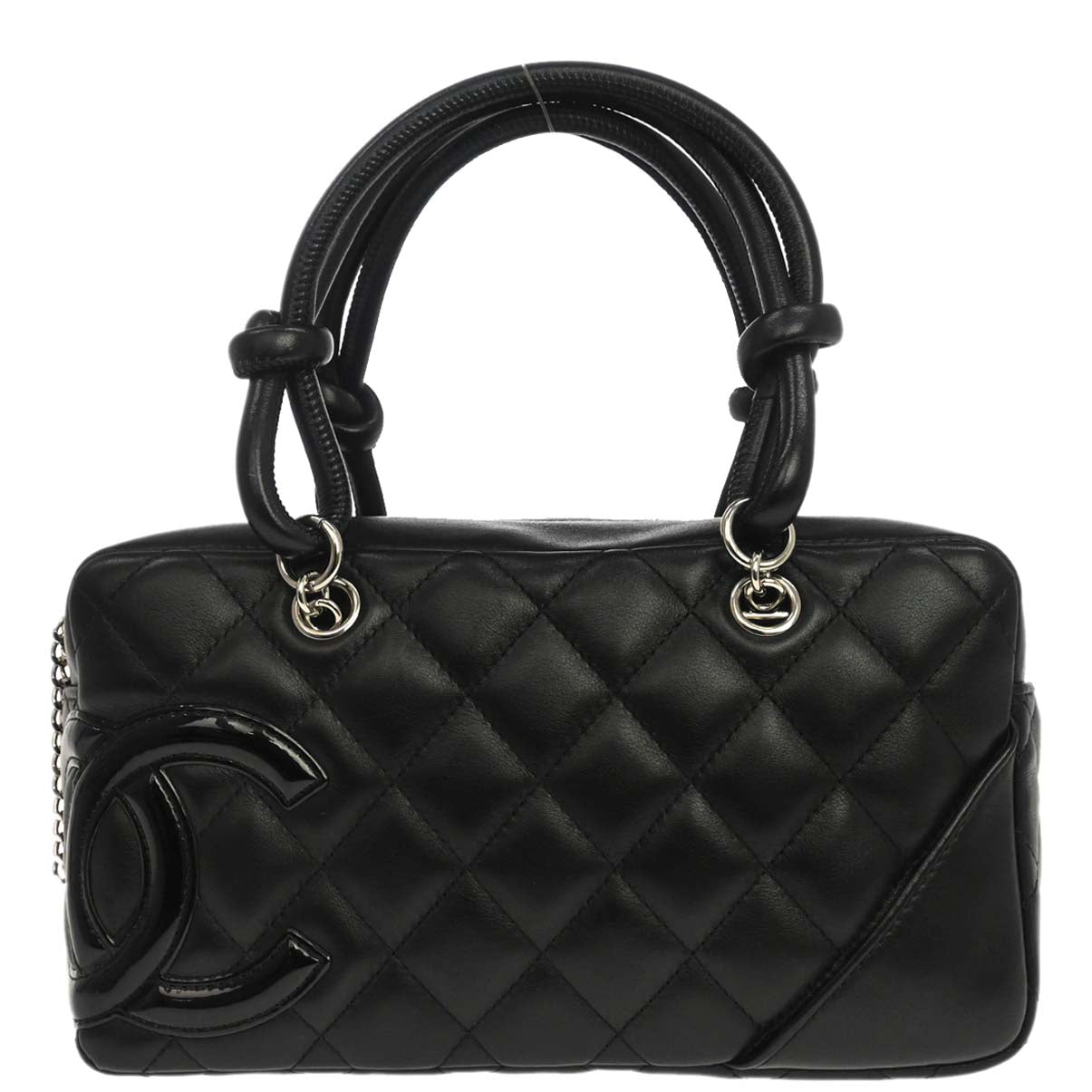 Chanel 2005-2006 Black Calfskin Cambon Ligne Handbag