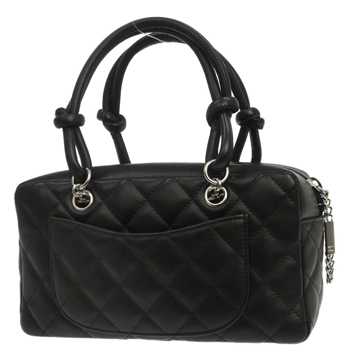 Chanel 2005-2006 Black Calfskin Cambon Ligne Handbag