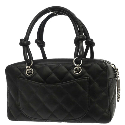 Chanel 2005-2006 Black Calfskin Cambon Ligne Handbag