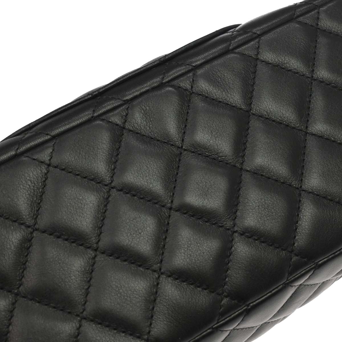 Chanel 2005-2006 Black Calfskin Cambon Ligne Handbag