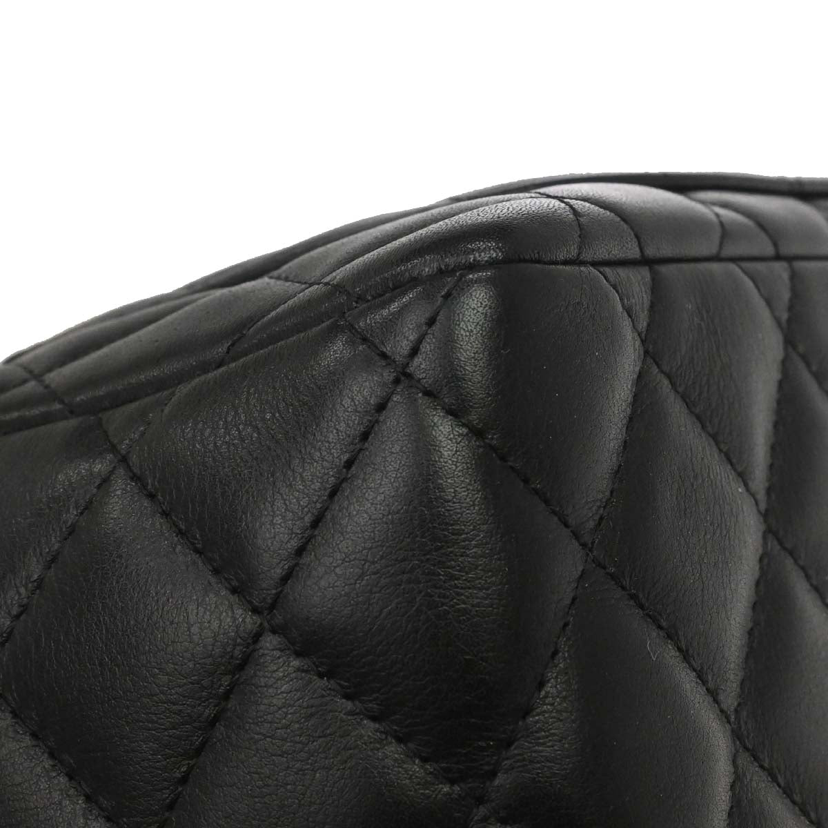Chanel 2005-2006 Black Calfskin Cambon Ligne Handbag