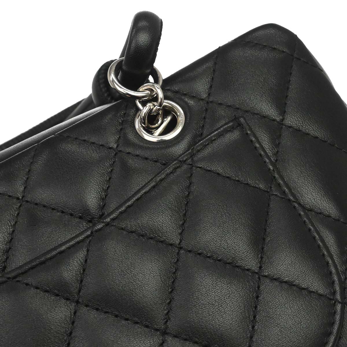 Chanel 2005-2006 Black Calfskin Cambon Ligne Handbag
