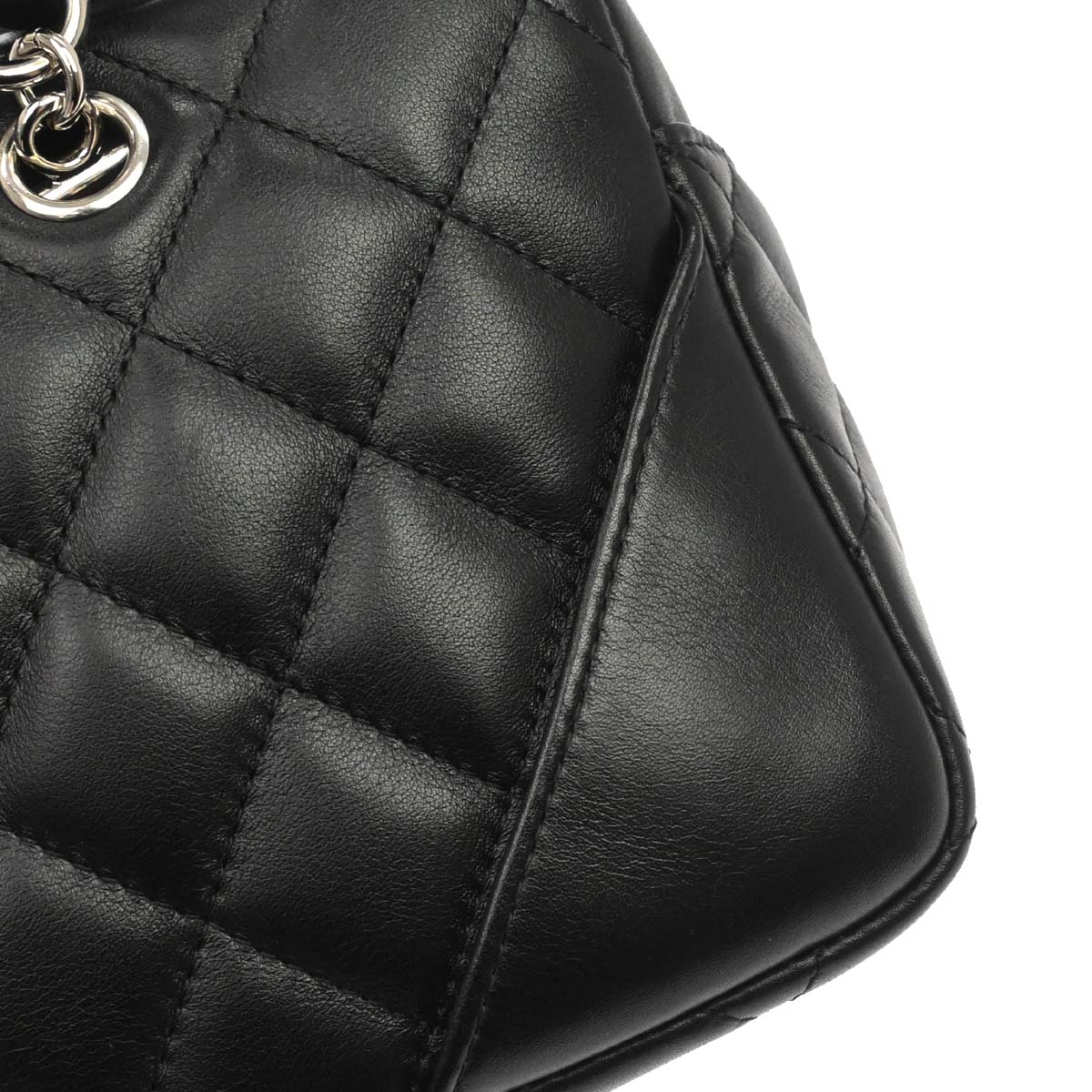 Chanel 2005-2006 Black Calfskin Cambon Ligne Handbag