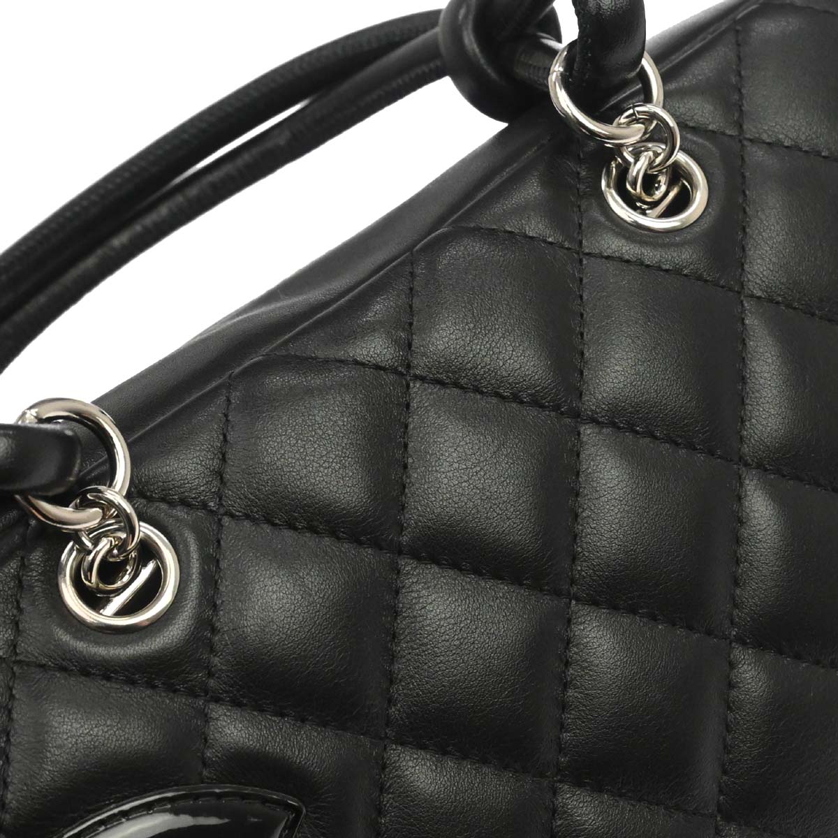 Chanel 2005-2006 Black Calfskin Cambon Ligne Handbag