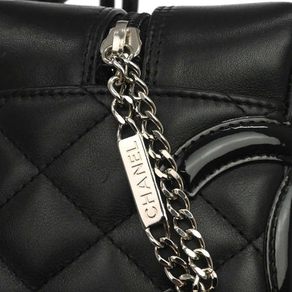 Chanel 2005-2006 Black Calfskin Cambon Ligne Handbag