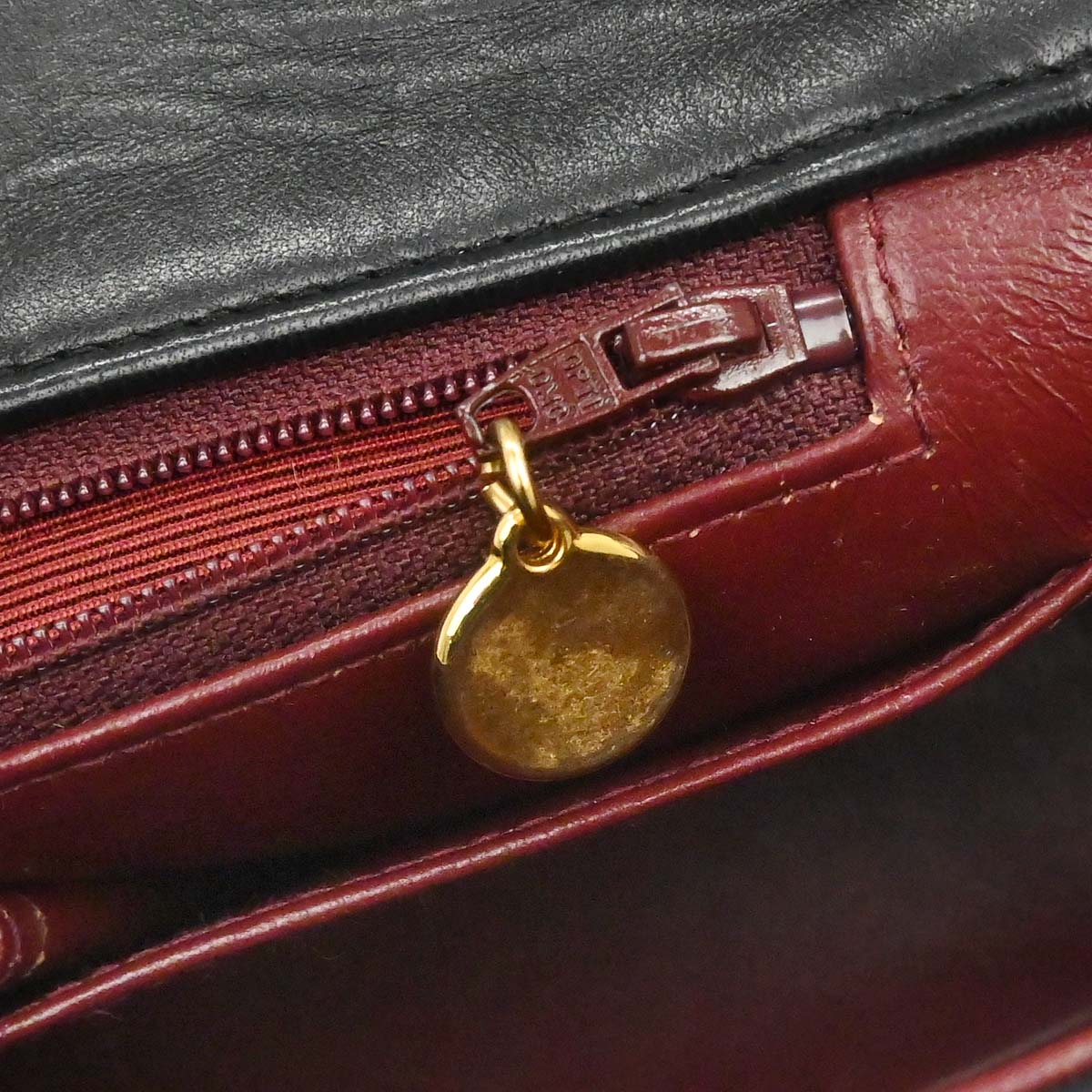 Chanel Black Lambskin Turnlock Small Full Flap Shoulder Bag