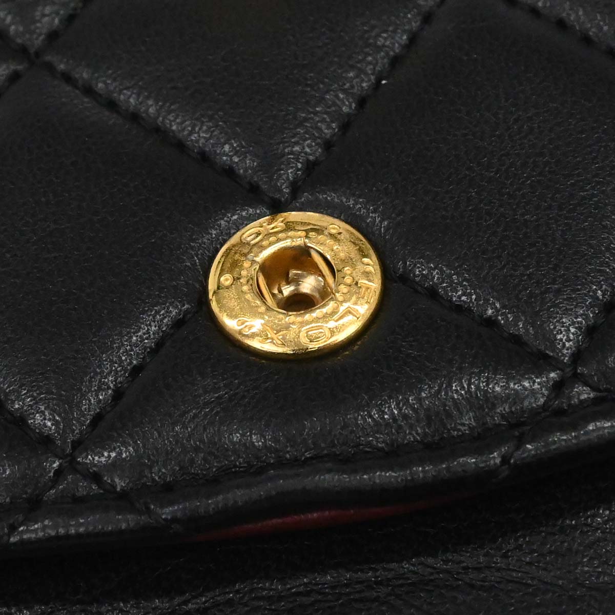 Chanel Black Lambskin Small Classic Double Flap Shoulder Bag