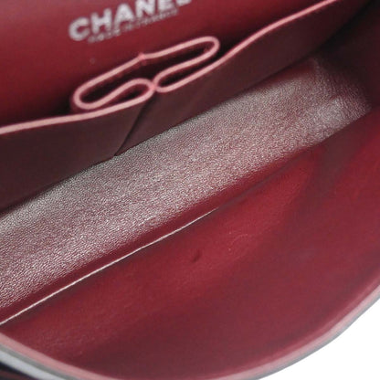 Chanel Black Lambskin Medium Classic Double Flap Shoulder Bag