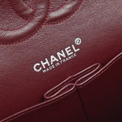 Chanel Black Lambskin Medium Classic Double Flap Shoulder Bag