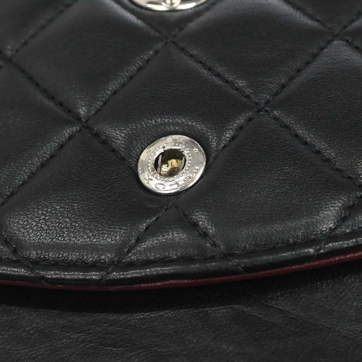 Chanel Black Lambskin Medium Classic Double Flap Shoulder Bag