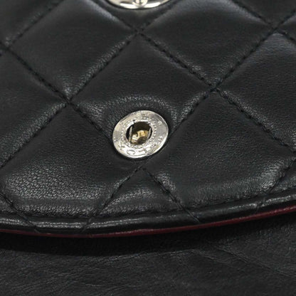 Chanel Black Lambskin Medium Classic Double Flap Shoulder Bag