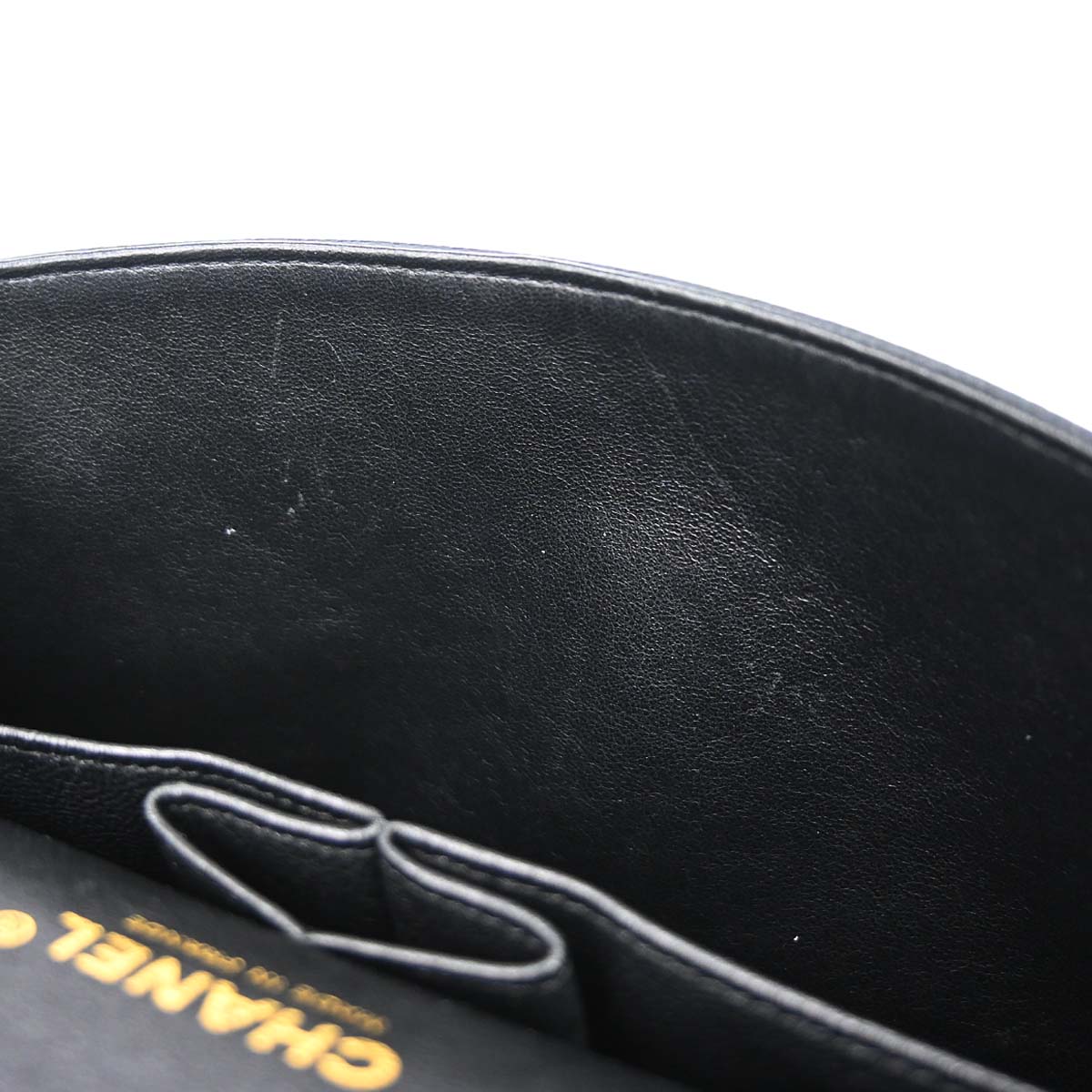 Chanel Black Caviar Skin Medium Classic Double Flap Shoulder Bag