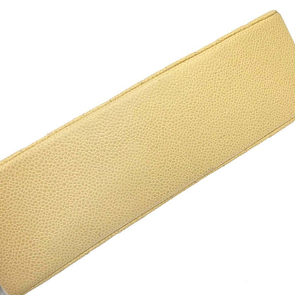Chanel 1991-1994 Beige Caviar Skin Medium Diana Shoulder Bag