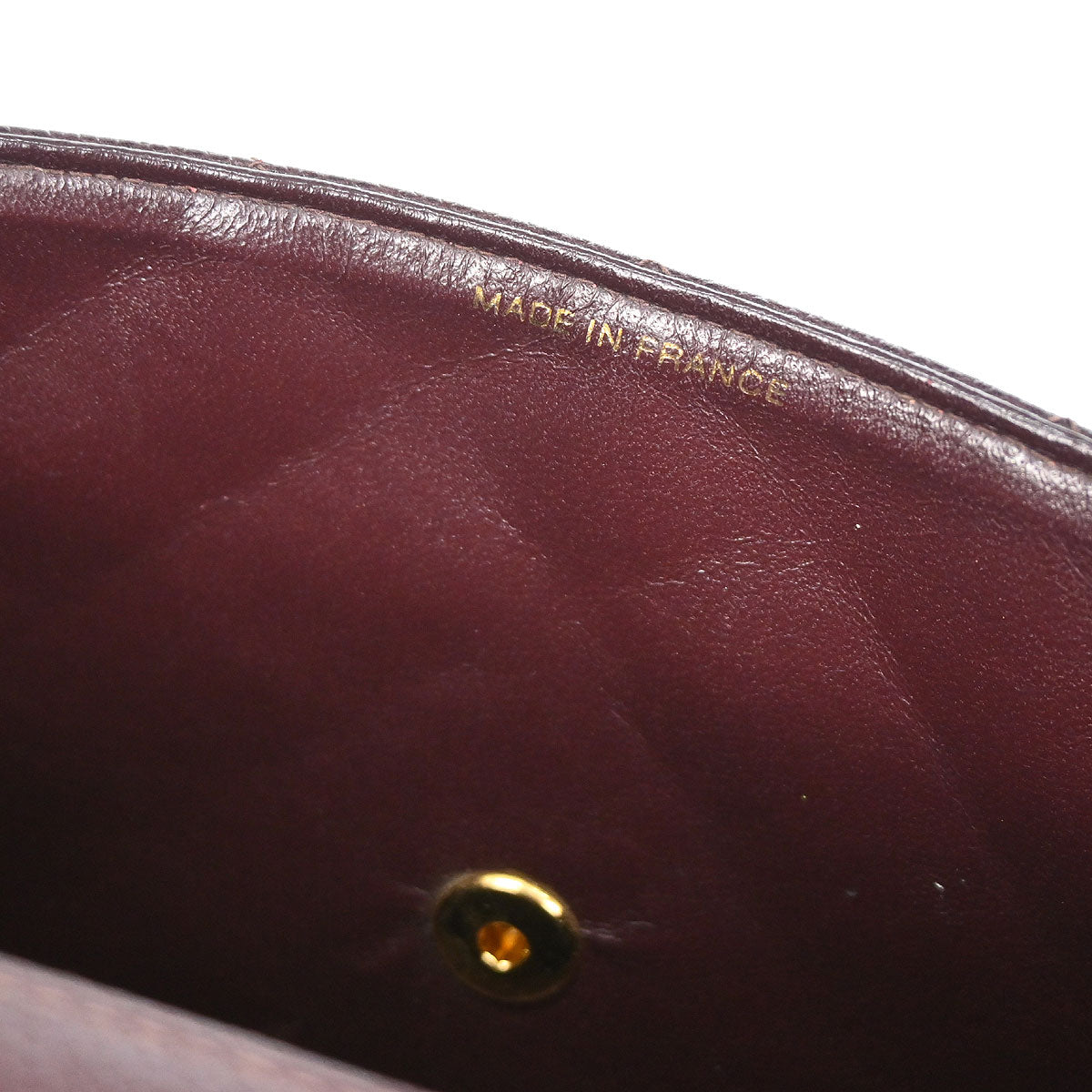 Chanel 1997-1999 Bordeaux Caviar Skin Shoulder Bag