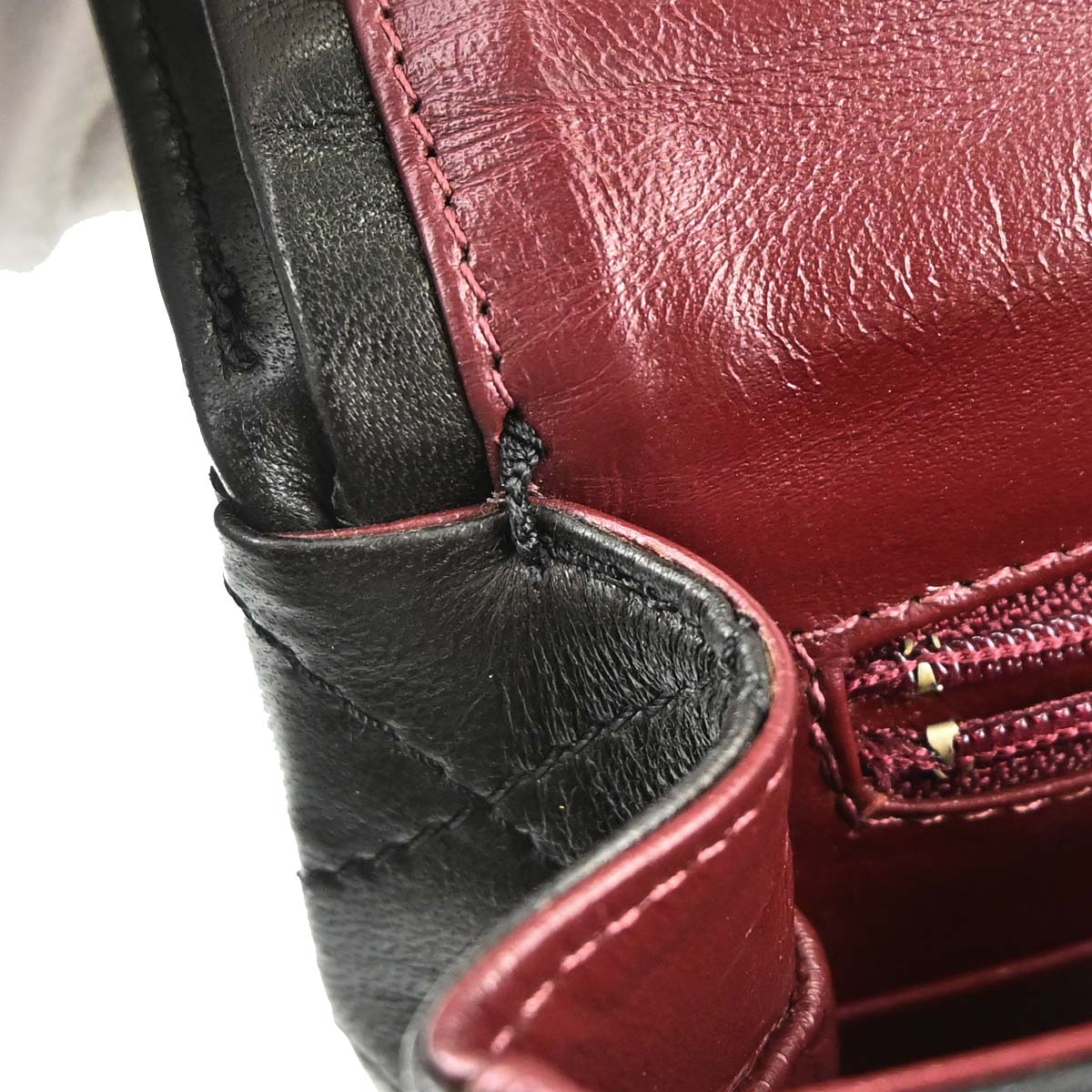 Chanel 1991-1994 Black Lambskin Paris Double Flap Shoulder Bag