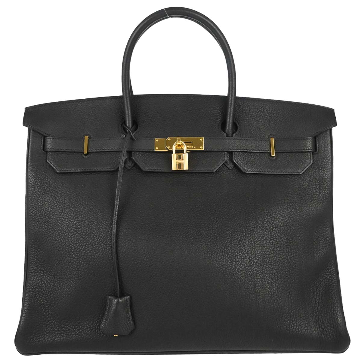 Hermes Black Togo Birkin 40 Handbag