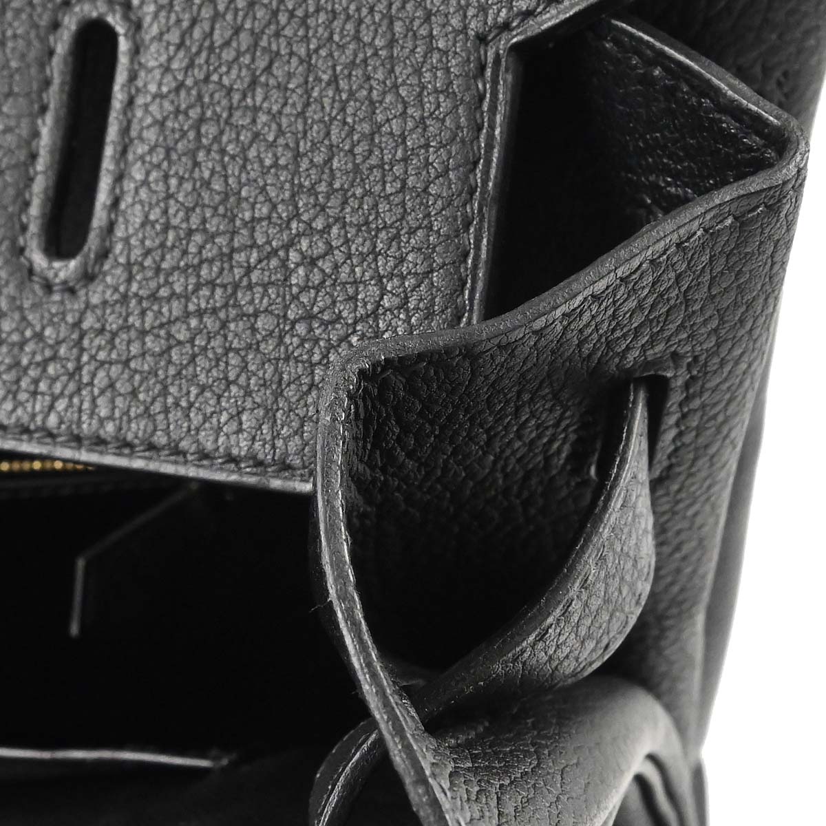 Hermes Black Togo Birkin 40 Handbag