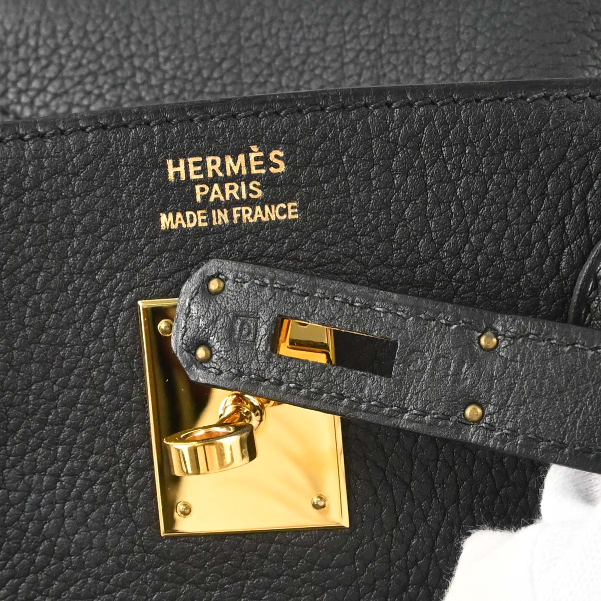 Hermes Black Togo Birkin 40 Handbag