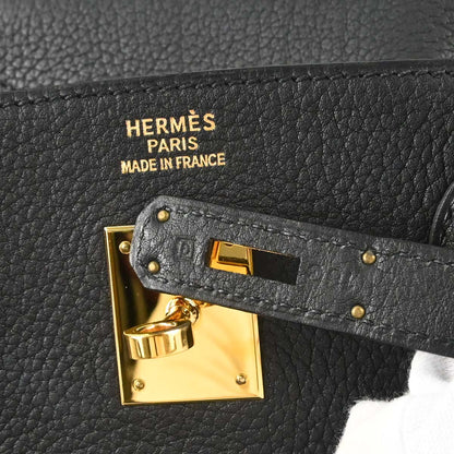 Hermes Black Togo Birkin 40 Handbag