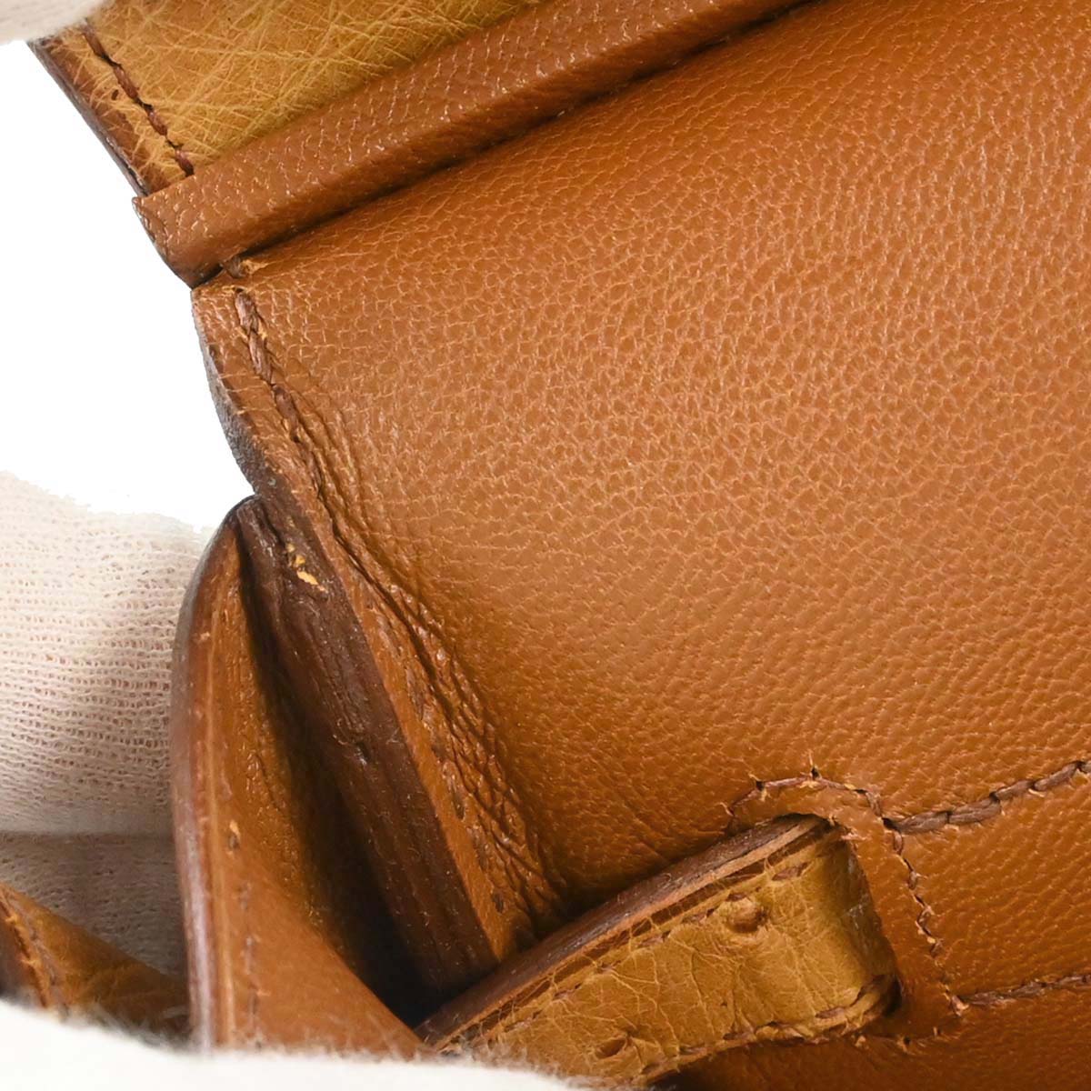 Hermes *Chestnut Ostrich Birkin 35 Handbag
