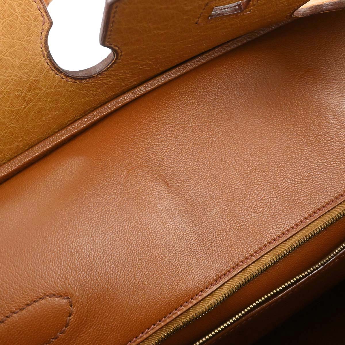 Hermes *Chestnut Ostrich Birkin 35 Handbag