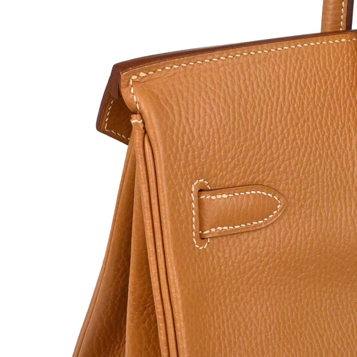 Hermes Natural Ardennes Birkin 35 Handbag