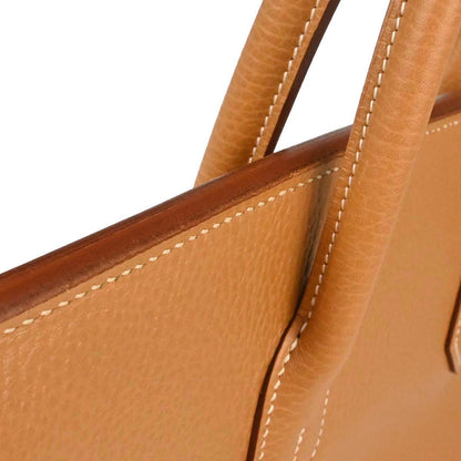 Hermes Natural Ardennes Birkin 35 Handbag