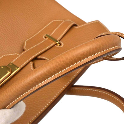 Hermes Natural Ardennes Birkin 35 Handbag