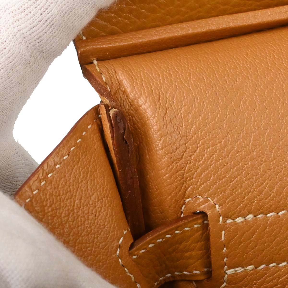 Hermes Natural Ardennes Birkin 35 Handbag