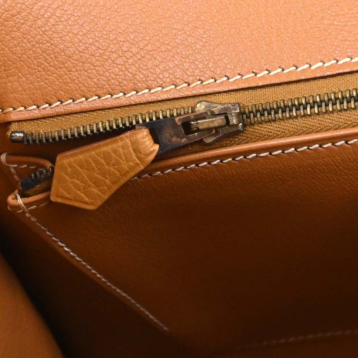 Hermes Natural Ardennes Birkin 35 Handbag