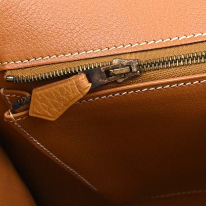 Hermes Natural Ardennes Birkin 35 Handbag
