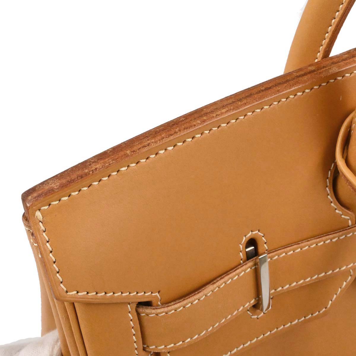 Hermes Natural Vache Birkin 35 Handbag