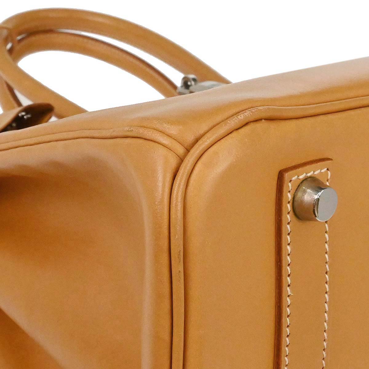 Hermes Natural Vache Birkin 35 Handbag