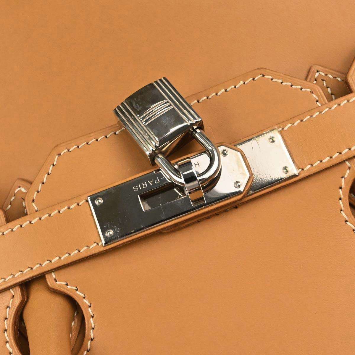 Hermes Natural Vache Birkin 35 Handbag