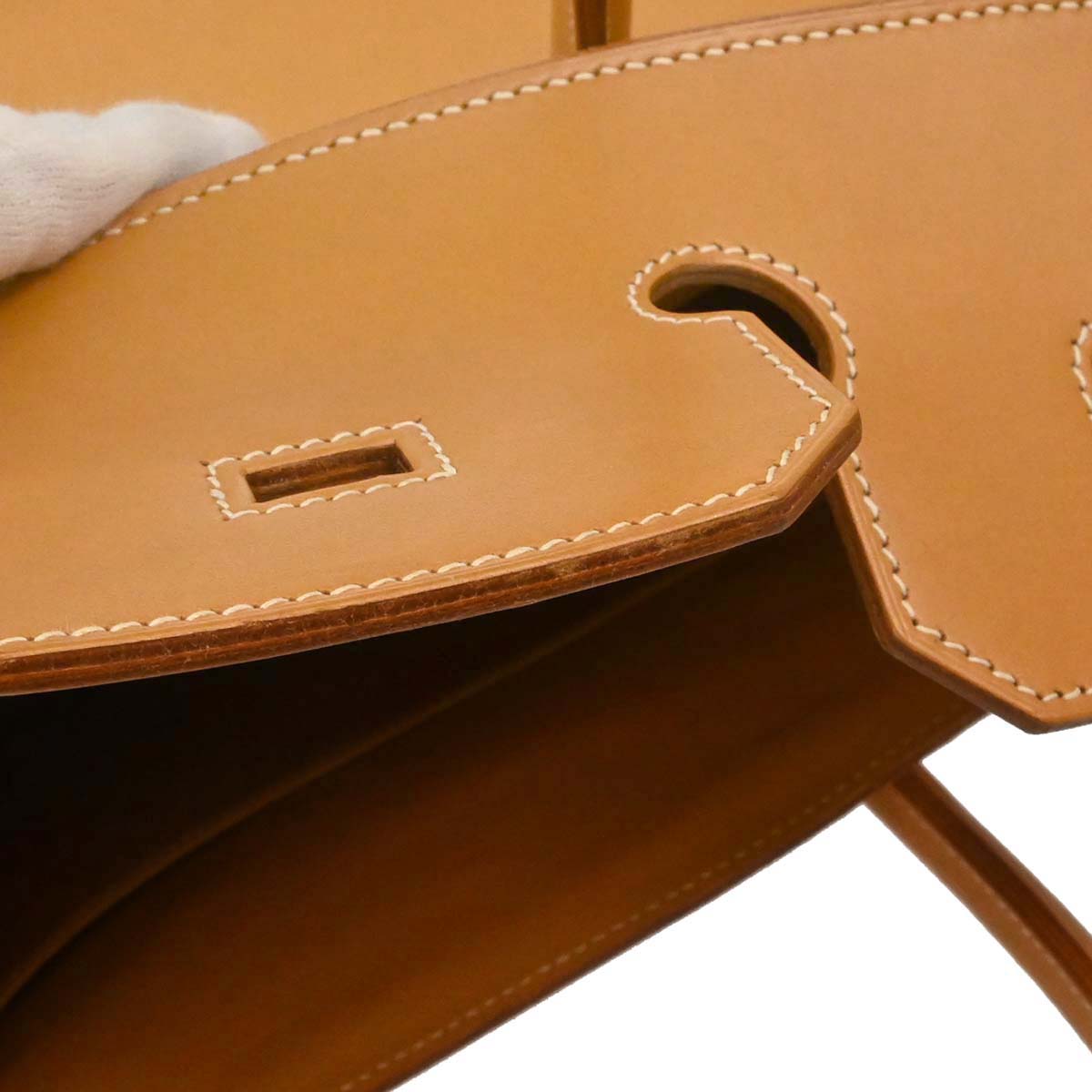 Hermes Natural Vache Birkin 35 Handbag