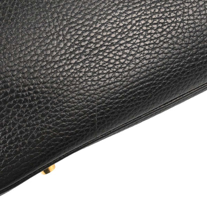 Hermes Black Ardennes Birkin 35 Handbag