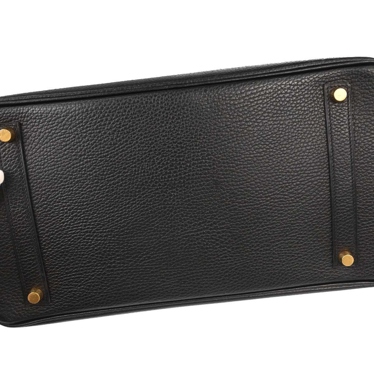 Hermes Black Ardennes Birkin 35 Handbag