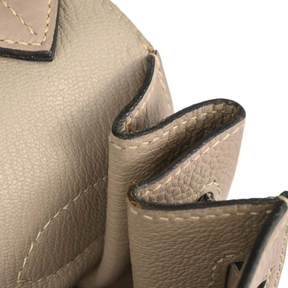 Hermes Gris Tourterelle Taurillon Clemence Jypsiere 31 Bag