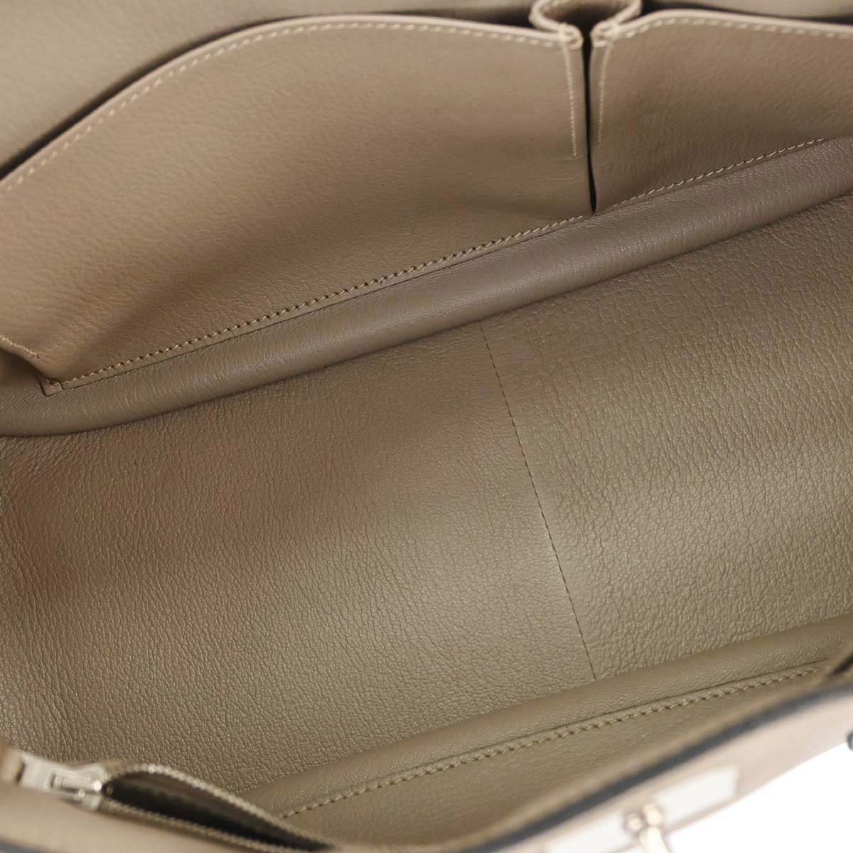 Hermes Gris Tourterelle Taurillon Clemence Jypsiere 31 Bag