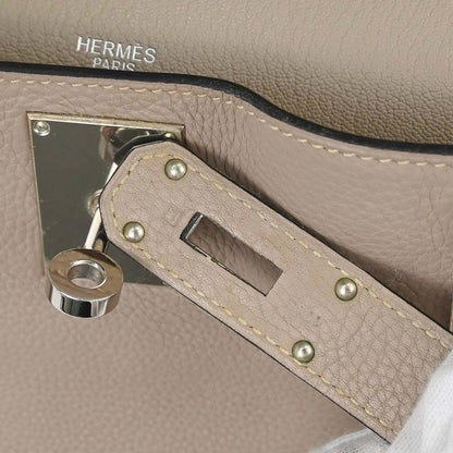 Hermes Gris Tourterelle Taurillon Clemence Jypsiere 31 Bag