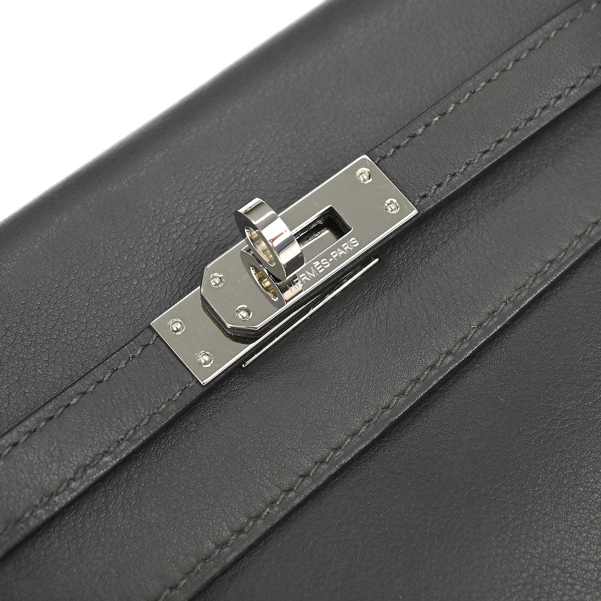 Hermes Ardoise Evercalf Kelly Danse Shoulder Bag