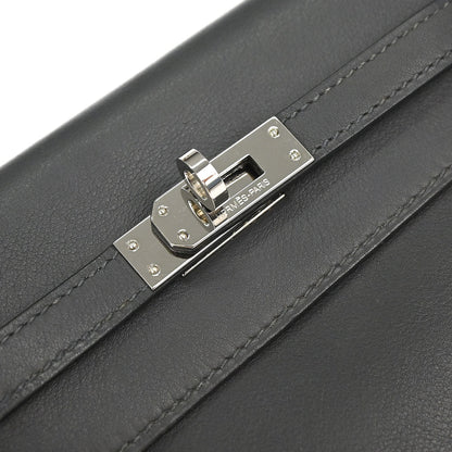 Hermes Ardoise Evercalf Kelly Danse Shoulder Bag