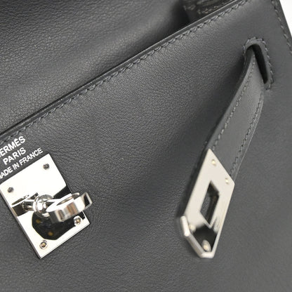 Hermes Ardoise Evercalf Kelly Danse Shoulder Bag