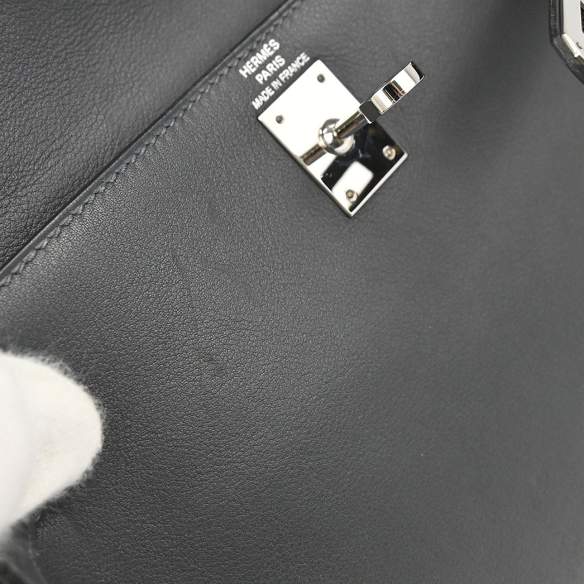 Hermes Ardoise Evercalf Kelly Danse Shoulder Bag