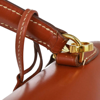 Hermes Brick Box Calf Kelly 32 Sellier 2way Shoulder Handbag